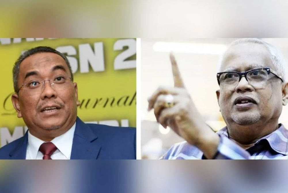  Menteri Besar Kedah Datuk Seri Muhammad Sanusi Md Nor (left) and Pakatan Harapan (PH) Kedah Chairman Datuk Mahfuz Omar (right)