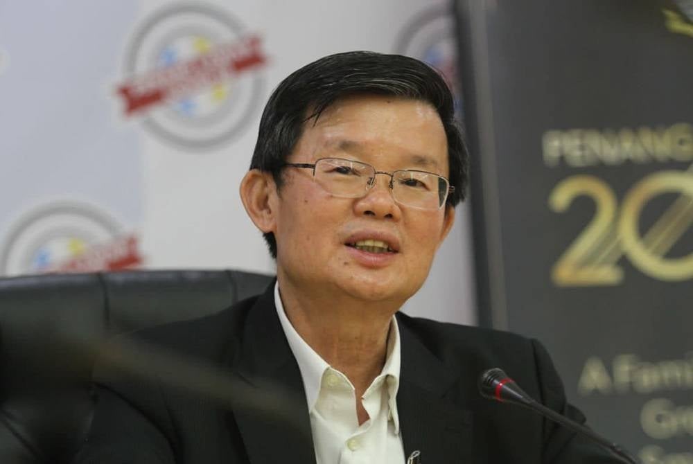 Penang Chief Minister Chow Kon Yeow