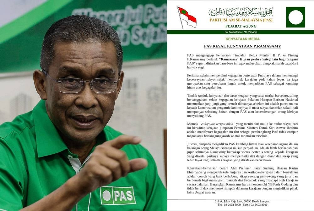 Pas media statement and secretary general Datuk Seri Takiyuddin Hassan - FILEPIC