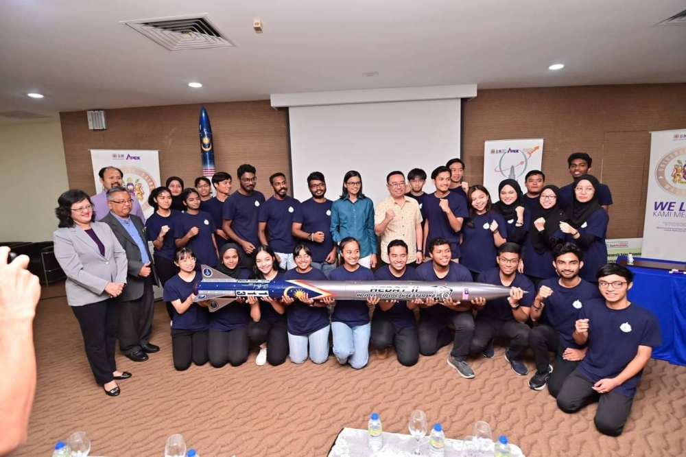 USM students were selected to participate in the competition in 2022, where they designed, built, and launched Hebat, Malaysia&#039;s first student-made sounding rocket.