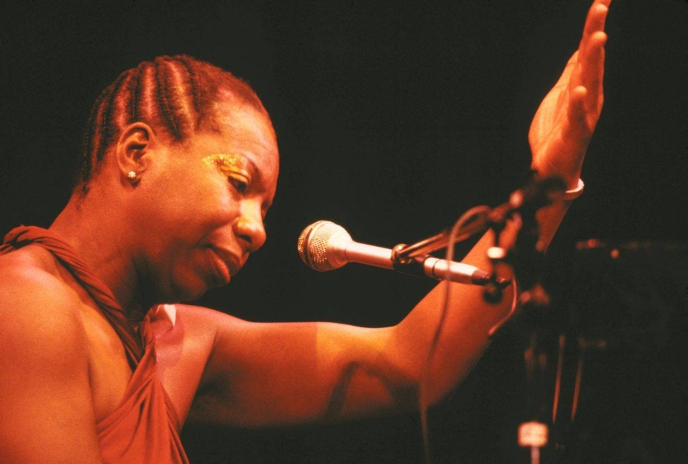 Nina Simone at a 1982 concert in France - AFP 