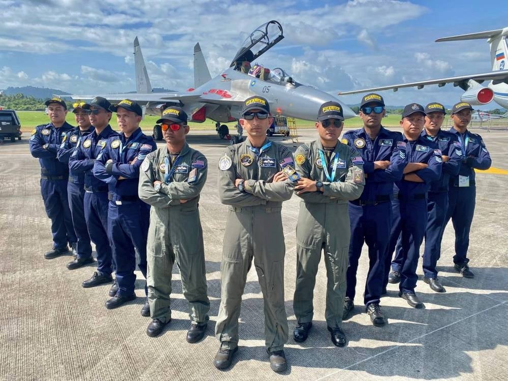 Among the RMAF pilots who took part in the airshows at Lima'23. Photo by Bernama.