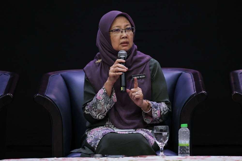 Health Minister Dr Zaliha Mustafa - FILEPIC 