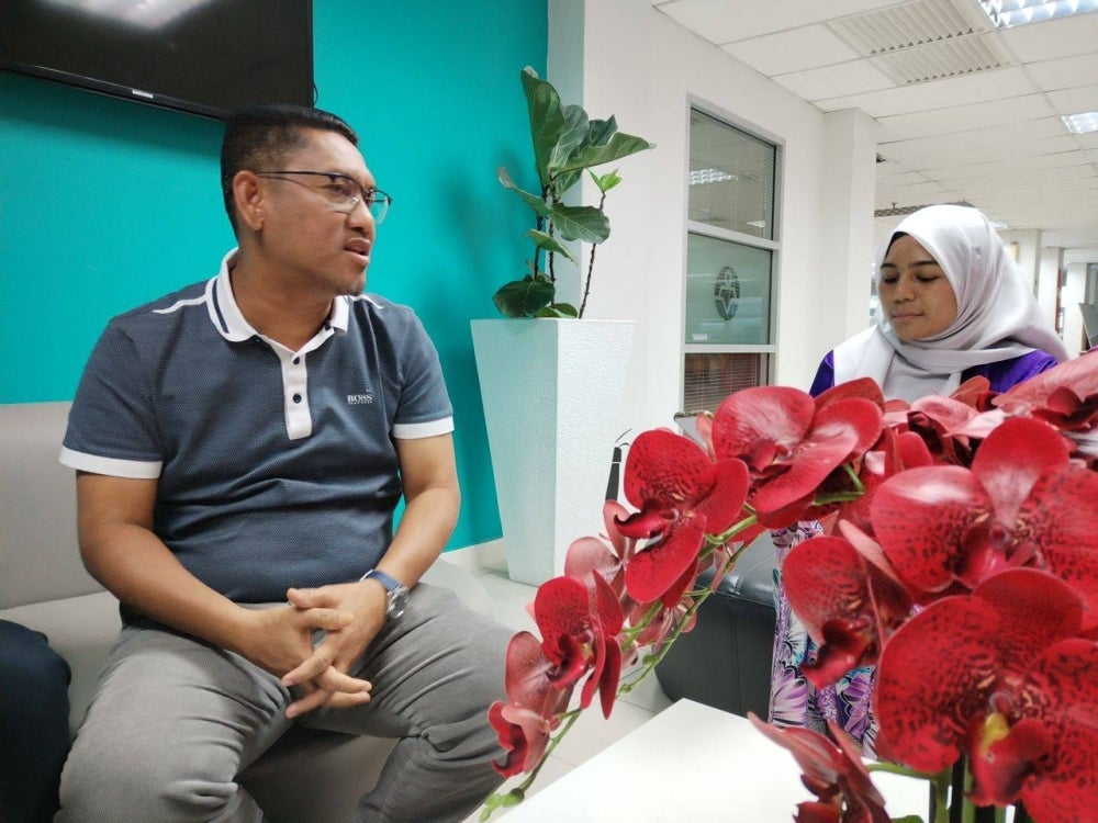 Ahmad Faizal when met with Sinar yesterday. (SINAR PHOTO)
