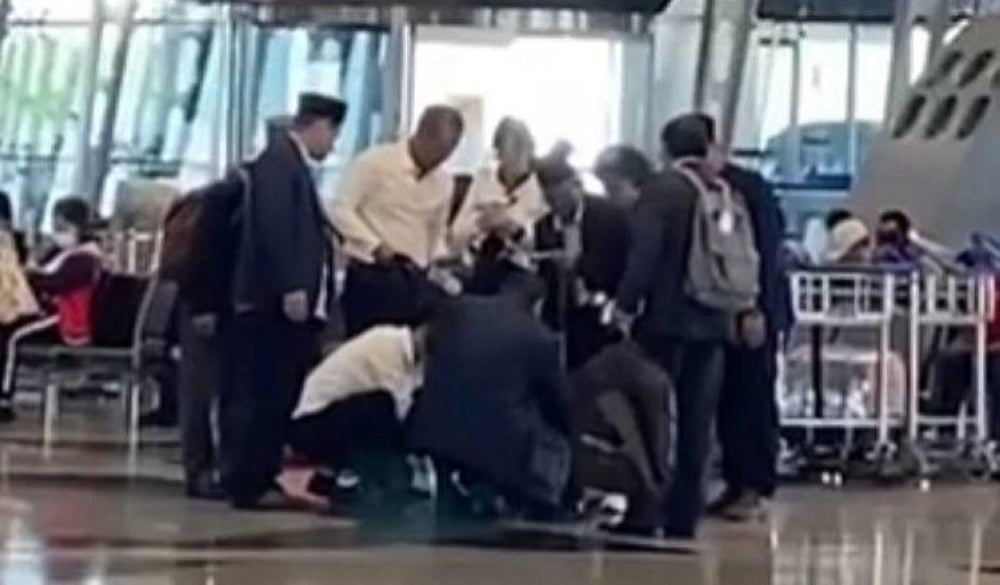 Cambodian opposition leader Sam Rainsy was deported from Malaysia this morning after entering the country with a foreign passport on a private flight - Photo from Khmer Times