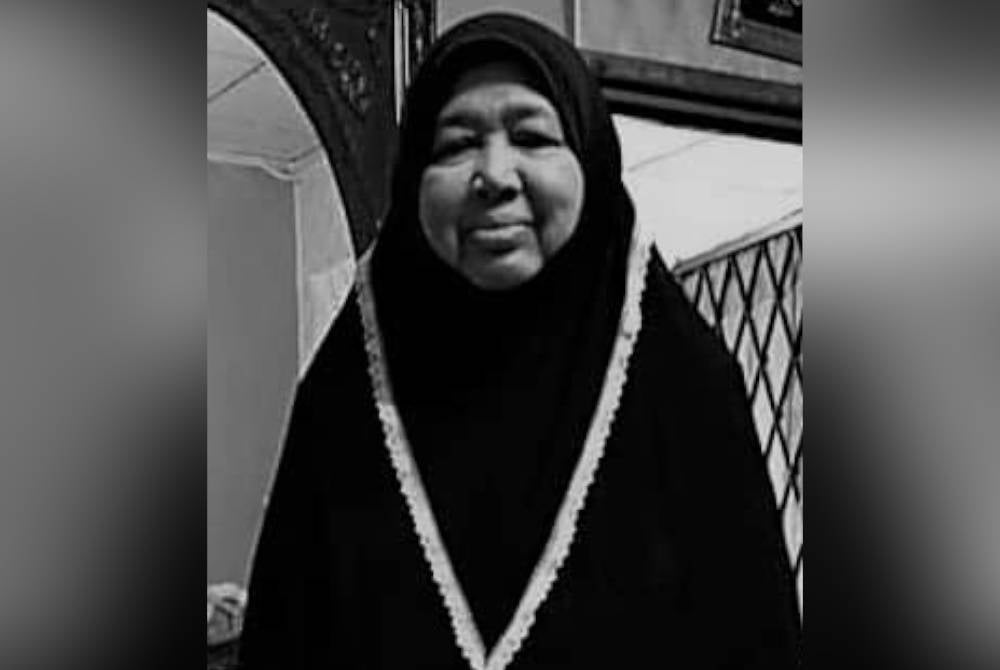 The late Datin Sarah Rejab.