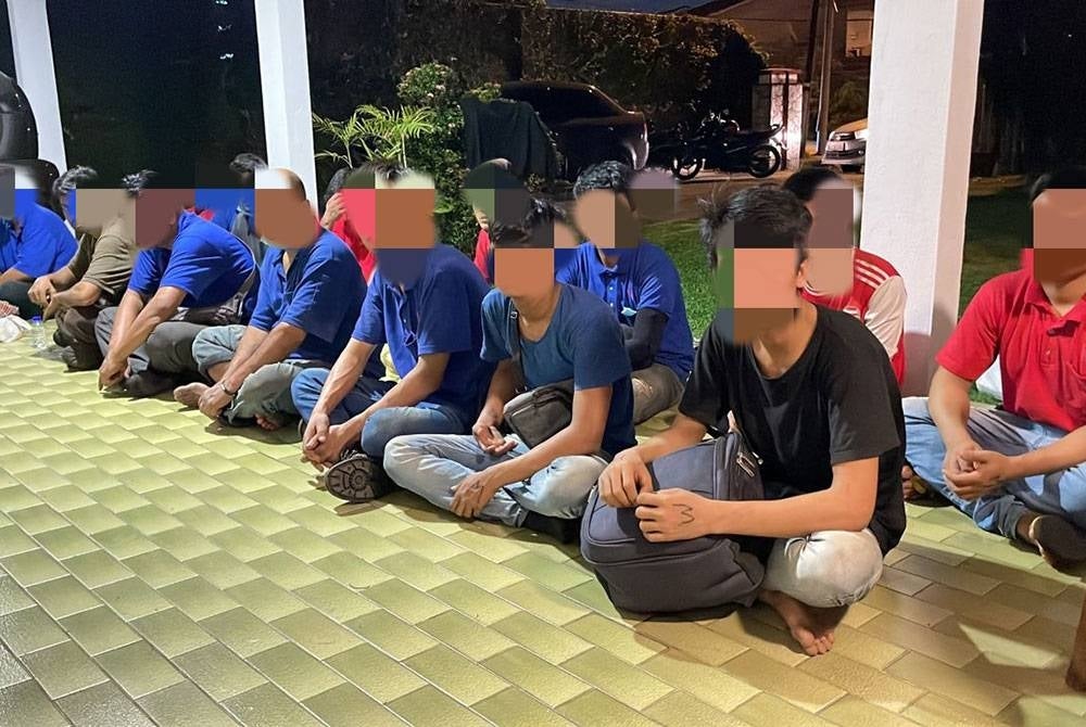 A total of 16 Myanmar nationals believed to be victims of a human trafficking syndicate have been rescued in a raid at a steel manufacturing company, near here, on Friday.