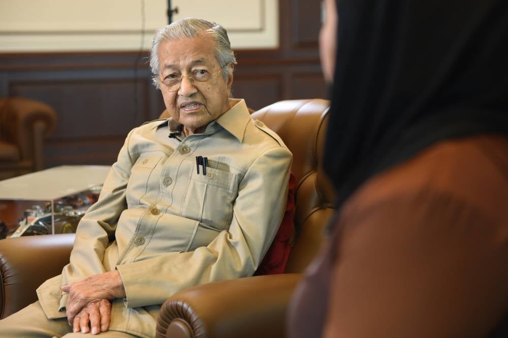 Tun Dr Mahathir Mohamad. Picture by Rafiq Redzuan