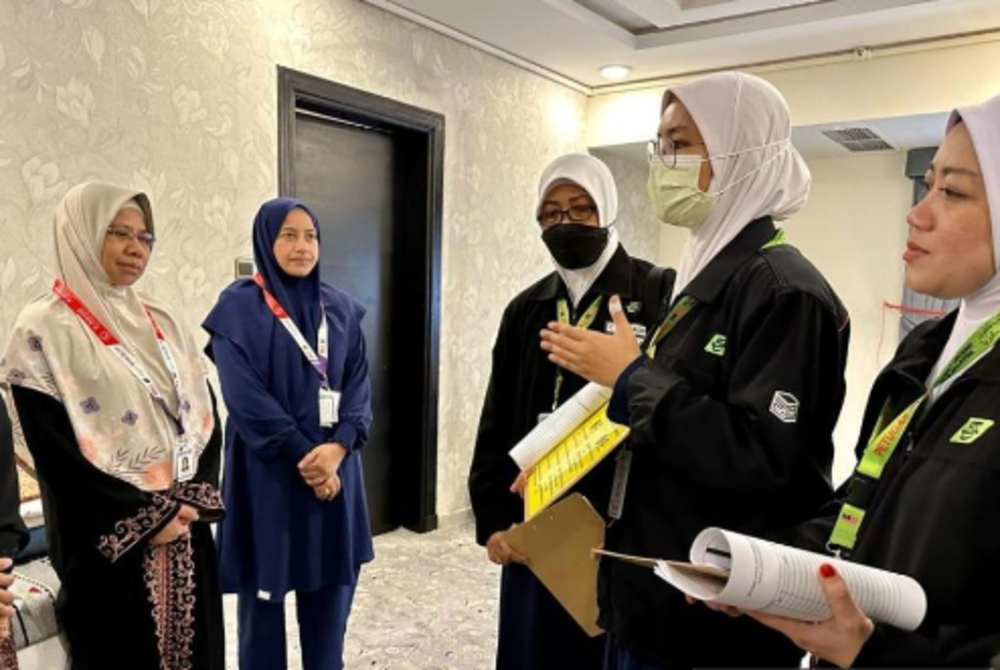 The public health specialist said so far, her team consisting of 11 personnel have visited 12,000 pilgrims staying in 2,551 rooms in Madinah and Makkah. - BERNAMA