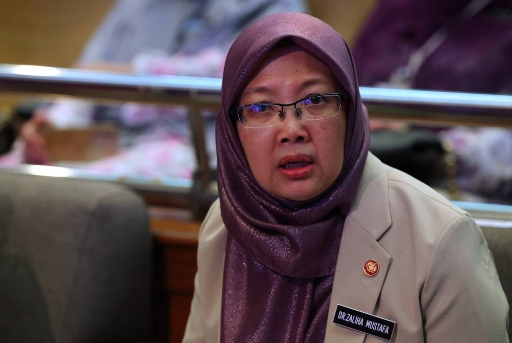 PUTRAJAYA, May 31 - Health Minister Dr Zaliha Mustafa during a press conference at the 2023 National Immunization Day Celebration Ceremony at Complex E Precinct 1 Auditorium.- BERNAMA photo (2023) COPYRIGHT RESERVED