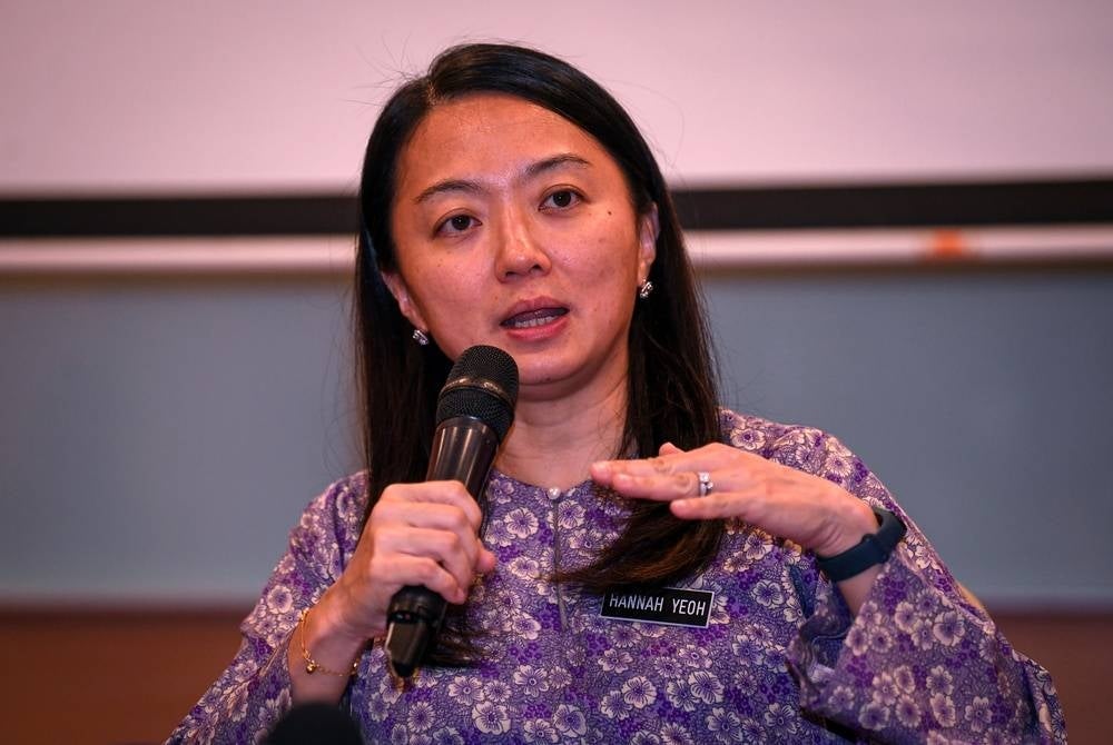 Youth and Sports Minister Hannah Yeoh - BERNAMA 