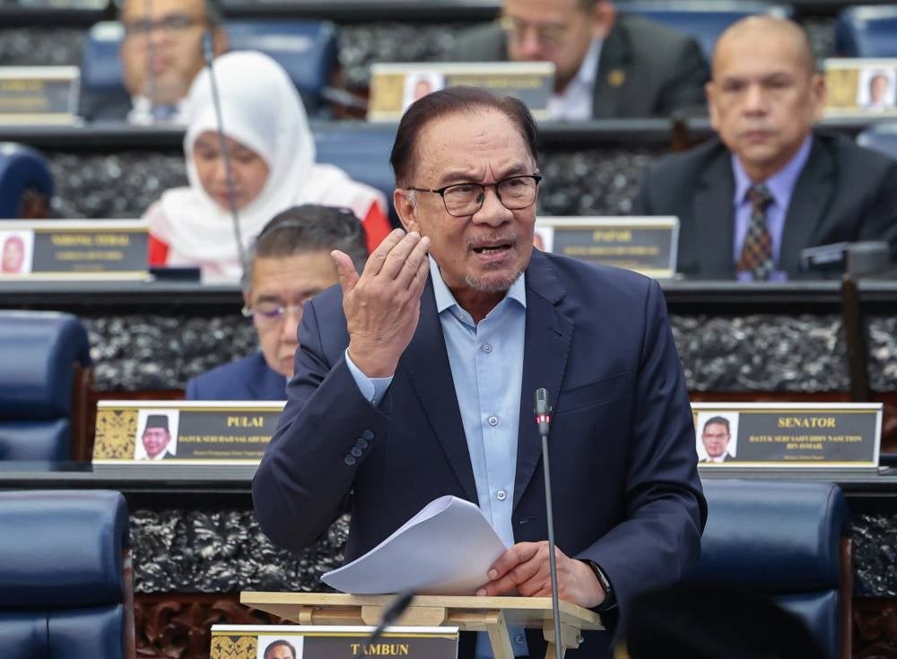 Datuk Seri Anwar Ibrahim - Photo by Bernama