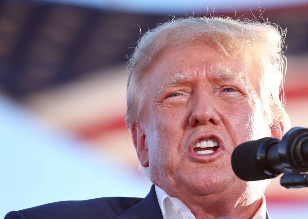 Donald Trump is due in court Tuesday to face dozens of felony counts of mishandling US government secrets, in the most serious yet of a firestorm of criminal probes threatening to derail his bid to win back the White House. - AFP