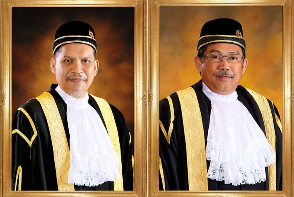 From left Abu Bakar and Abdul Karim - FILE PIX 