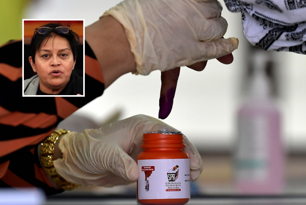 Photo for illustrative purposes. (Smaller image, Law Minister Datuk Seri Azalina Othman Said)