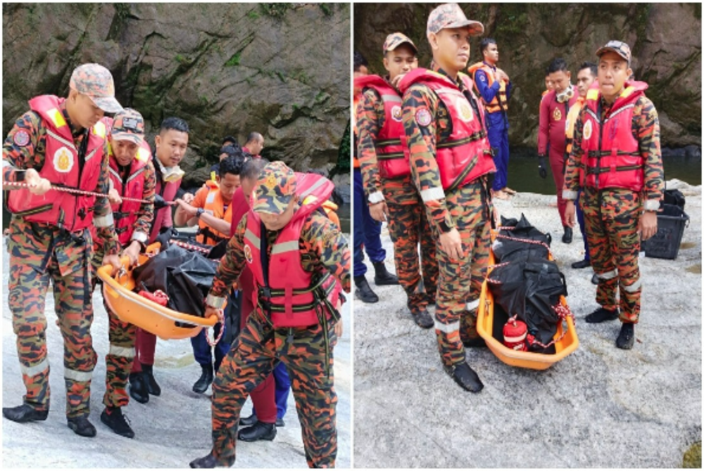 The media reported yesterday that the victim, who was a student at a ‘sekolah pondok’ (religious school) in Perak, was on a four-day camping trip in the waterfall area with 14 other students beginning Wednesday. - Bentong Fire and Rescue Department