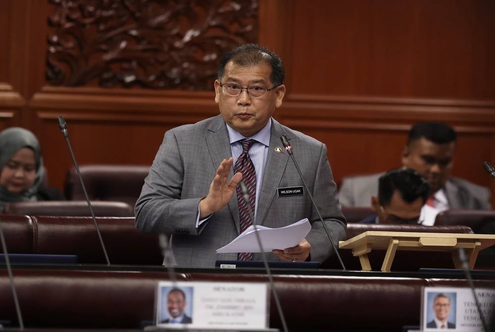 Deputy Minister in the Prime Minister’s Department (Sabah, Sarawak Affairs and Special Functions) Datuk Wilson Ugak Kumbong - BERNAMA