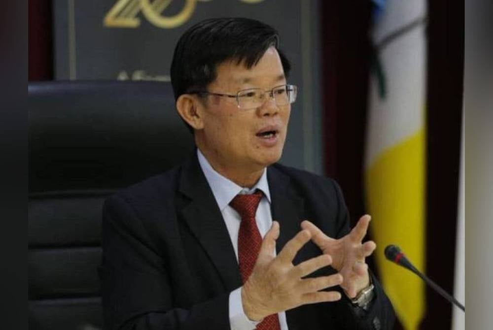 Chief Minister Chow Kon Yeow.