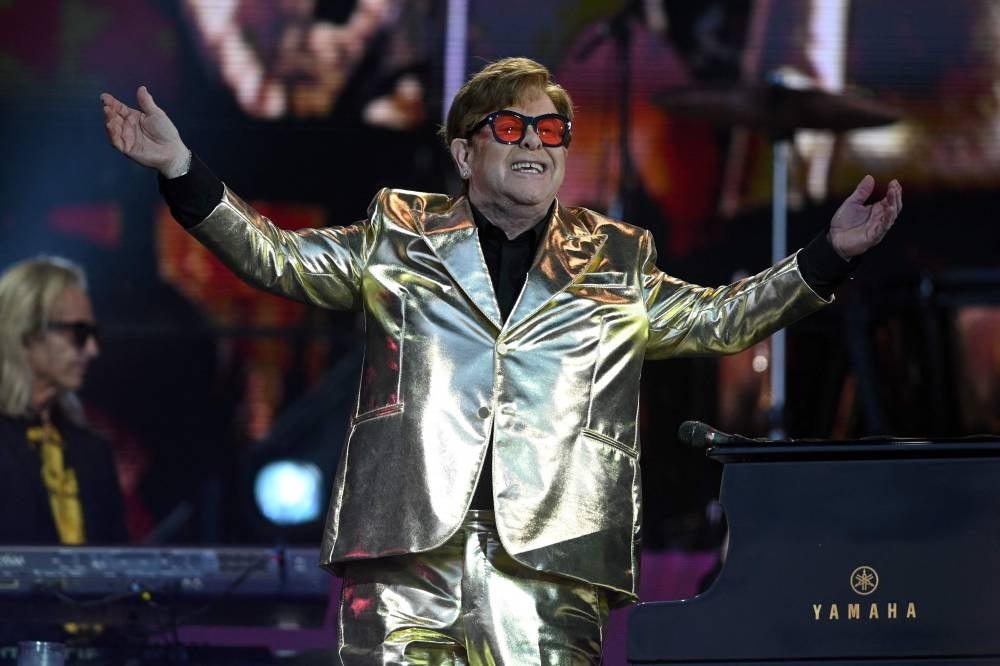 Elton John closes out Britain's legendary Glastonbury Festival on Sunday in what has been billed as his final UK performance - AFP 