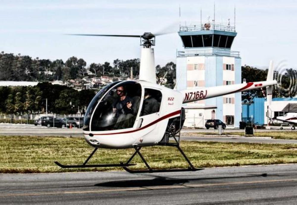 A Robinson R22 helicopter. Photo from robinsonheli.com. 