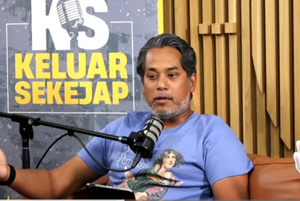 Khairy Jamaluddin in the Keluar Sekejap Podcast Programme today.