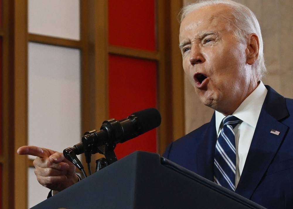 US President Joe Biden speaks about the economy at the Old Post Office in Chicago, Illinois, on June 28, 2023. - Photo by AFP
