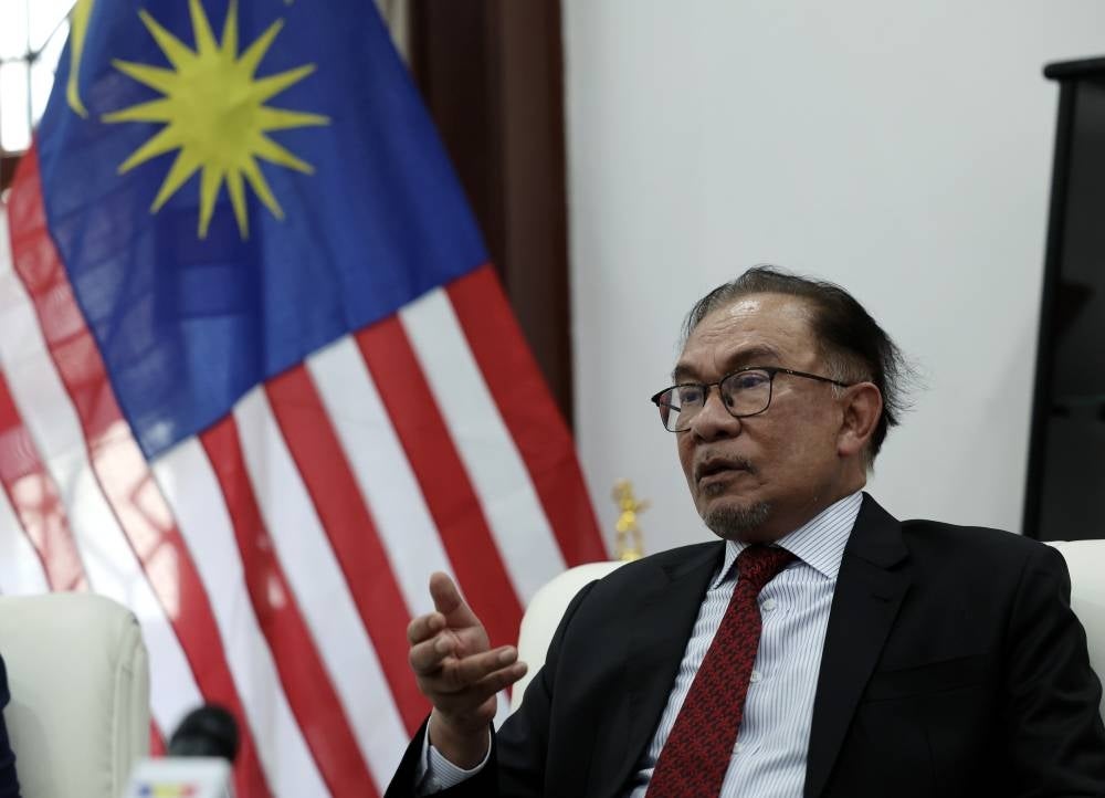 Anwar Ibrahim - Photo by Bernama