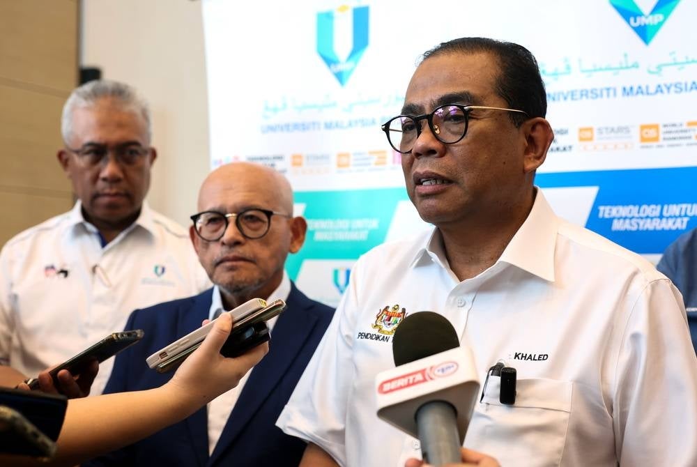 Higher Education Minister Datuk Seri Mohamed Khaled Nordin - BERNAMA