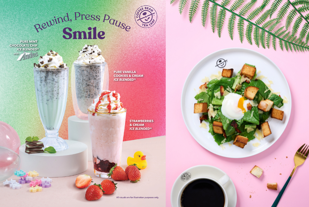 Coffee Bean & Tea Leaf's new additions to the menu for summer. 