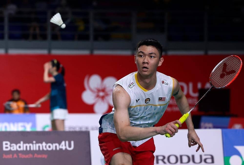 National badminton singles player Lee Zii Jia. - Photo by Bernama