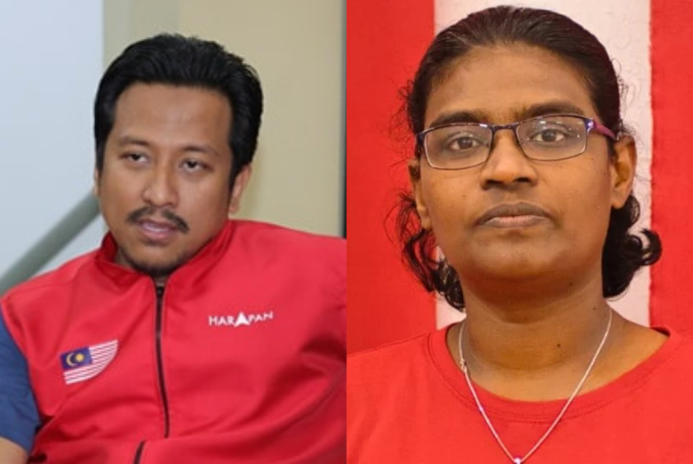 Najwan (left) and Sivaranjani. Photos: FACEBOOK