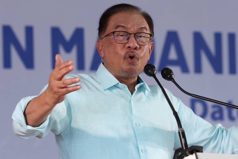 Prime Minister Datuk Seri Anwar Ibrahim - FILE PIX 