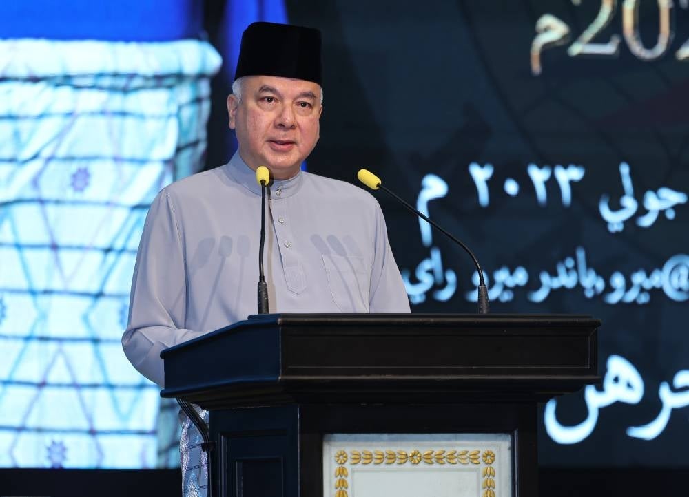 Sultan of Perak Sultan Nazrin Shah. Photo by Bernama