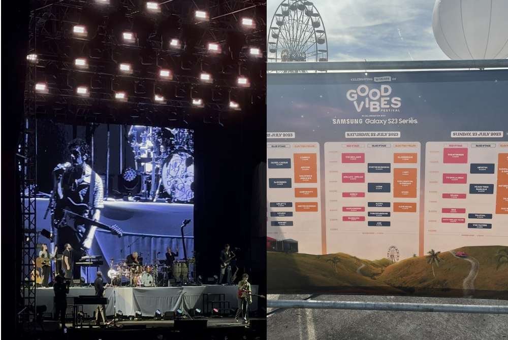 The Good Vibes festival has been cancelled after British singer Matt Healy made a profanity laden speech directed at the government - Photos from Twitter 