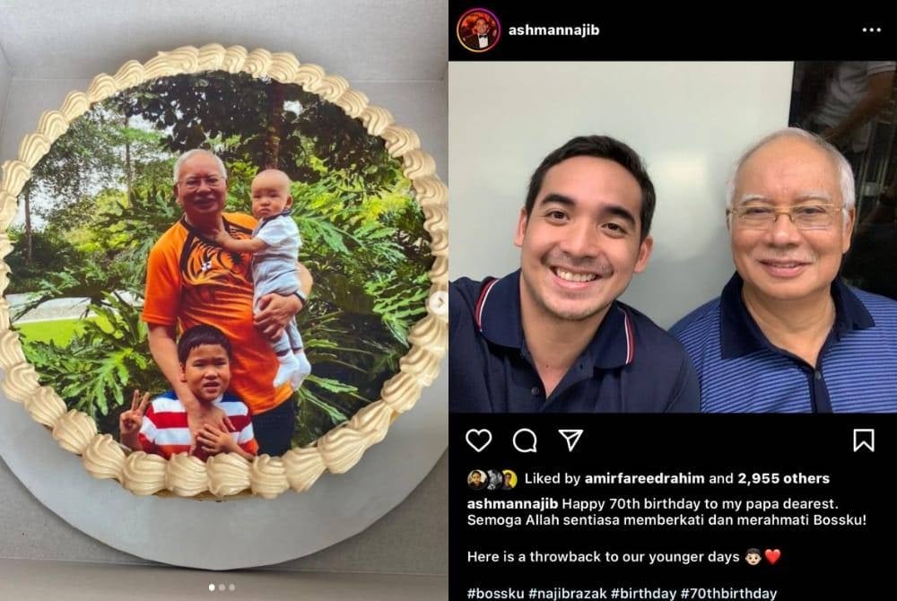 Birthday from Nooryana Najwa (left) and Ashman