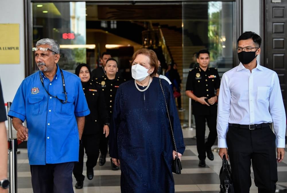 Former BNM governor Tan Sri Zeti Akhtar Aziz said the three letters, dated Nov 1, 2011; March 1, 2013 and June 1, 2014; had never been disclosed to the central bank and were only discovered during a joint raid by BNM and the Malaysian Anti-Corruption Commission (MACC) at AmBank on July 6, 2015. - Photo by Bernama