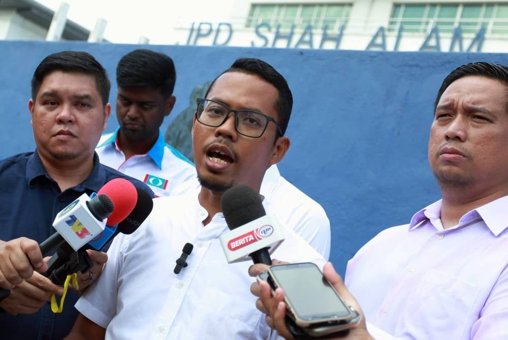 PKR Selangor Youth leader, Izuan Kassim - Photo by Bernama