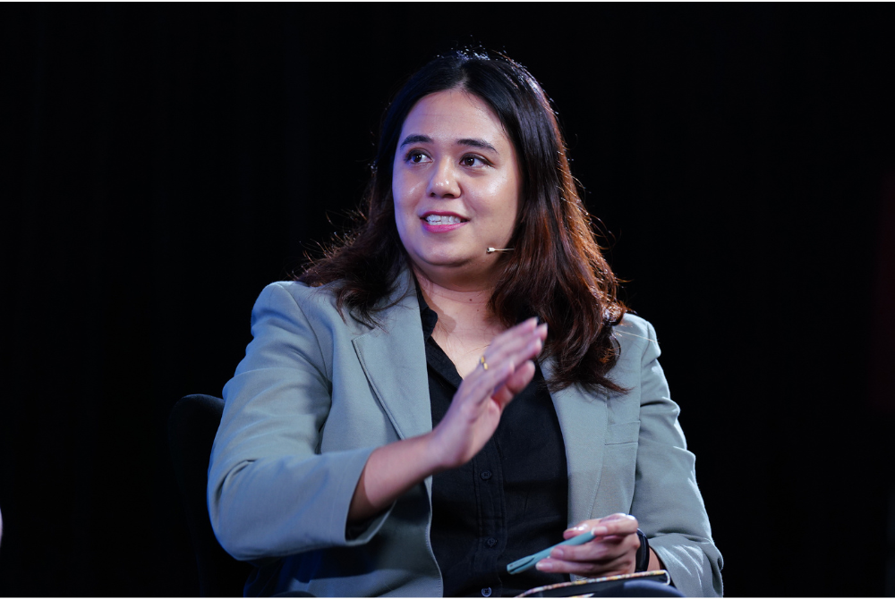 BowerGroupAsia director Arinah Najwa Ahmad Said during Sinar Daily's Wacana programme entitled 'Finding Middle Ground for 3R Conversations'.