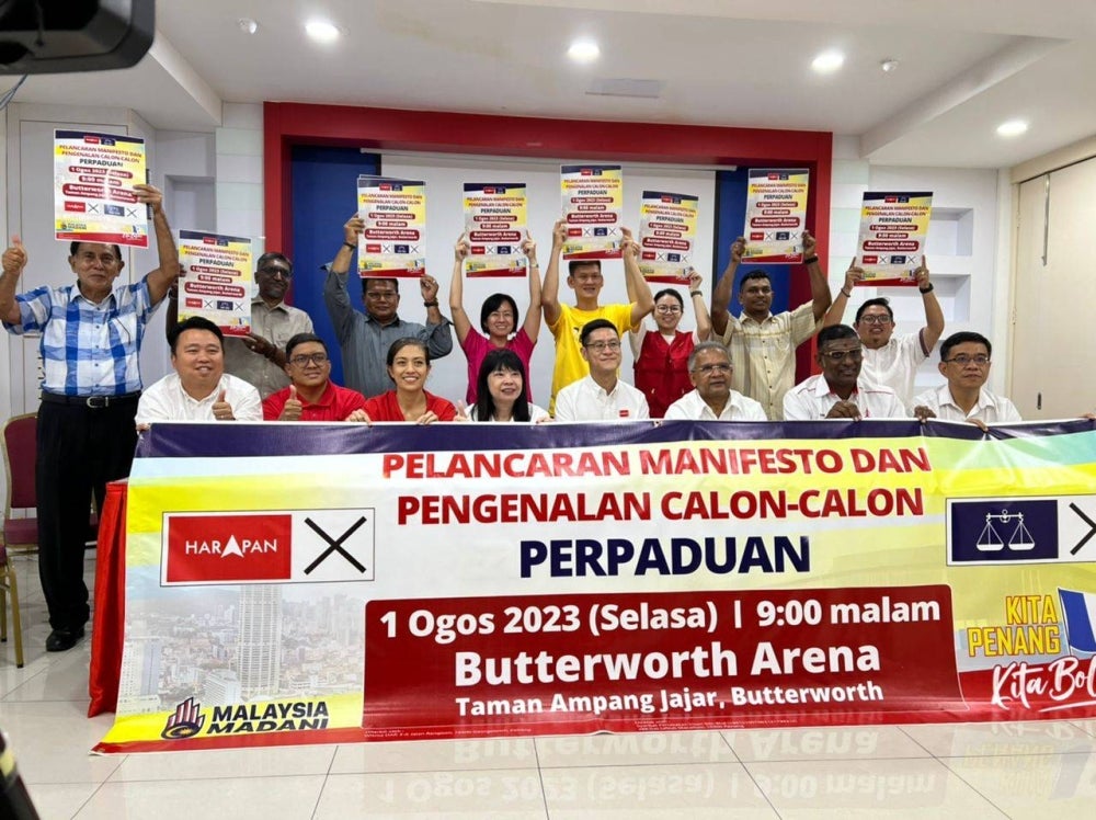 Penang DAP state secretary Lim Hui Ying said the ceremony would introduce all 40 candidates under the unity government coalition, with party leaders and supporters were expected to attend.. Photo by Kousalya Selvam 