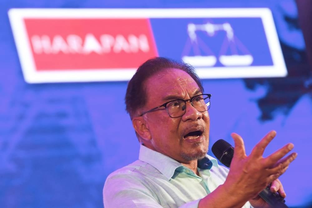 Anwar. Photo by Bernama