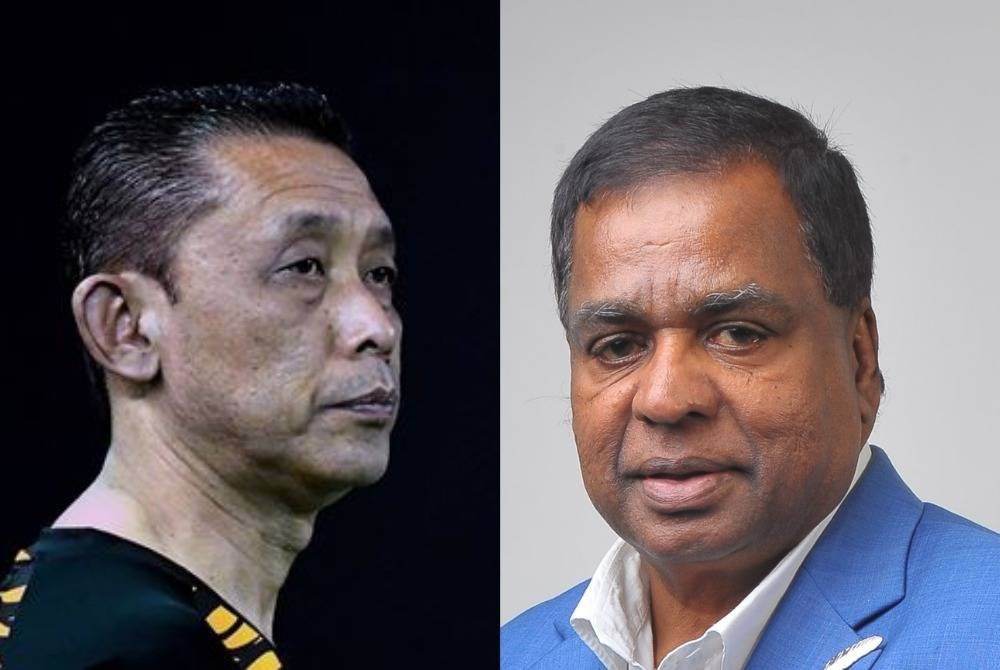 Misbun (left) and Subramaniam