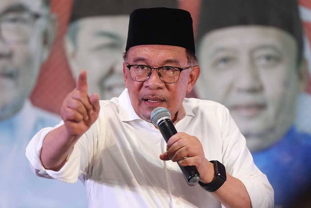 Anwar Ibrahim. - Photo by Bernama