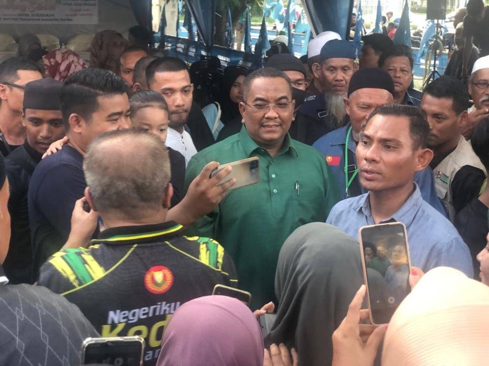 Sanusi will be defending his incumbent state seat of Jeneri in a one-on-one electoral bout in the coming Aug 12 Kedah polls. - FILE PIX