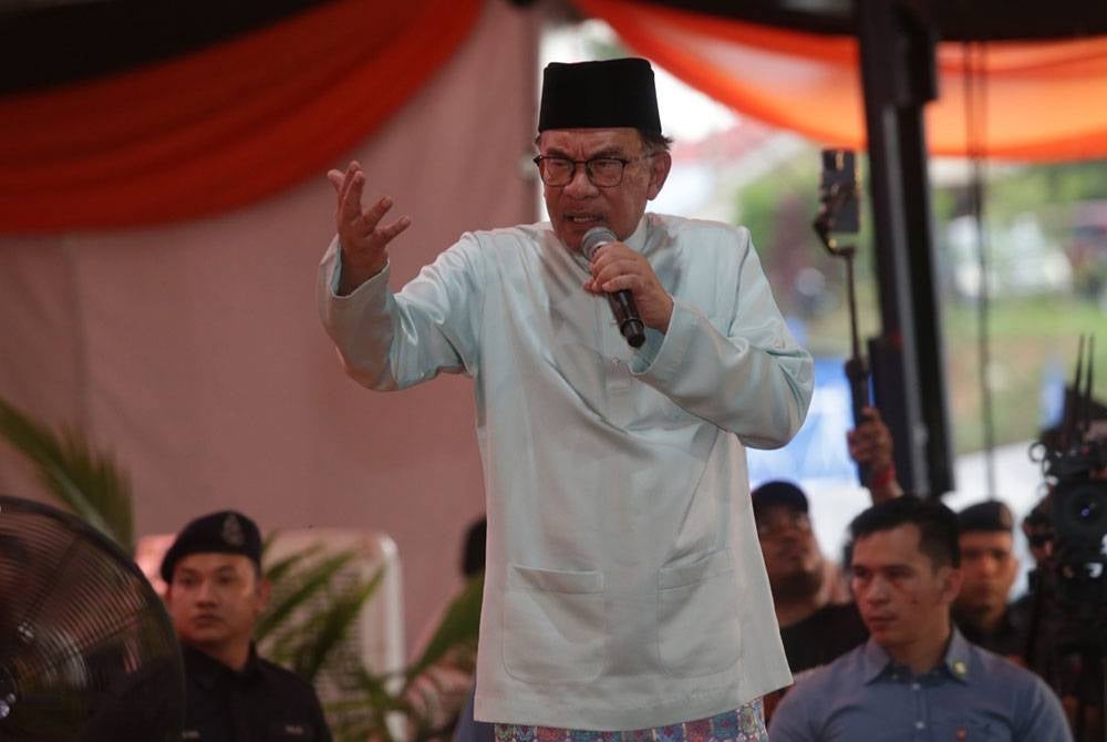 Pirme Minister Datuk Seri Anwar Ibrahim - FILE PIX