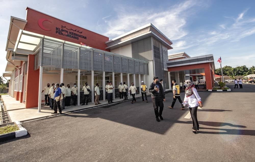 The government spent RM24.874 million for the construction of the Penambang Health Clinic - Photo by Bernama