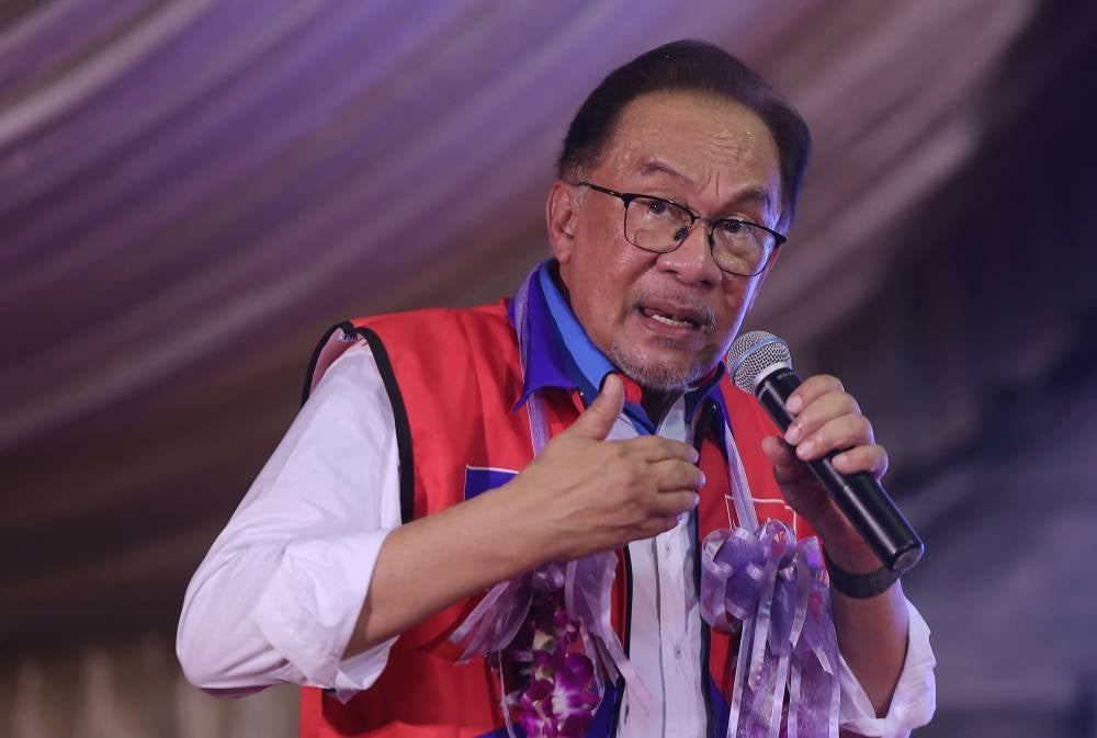 Anwar. Photo by Bernama