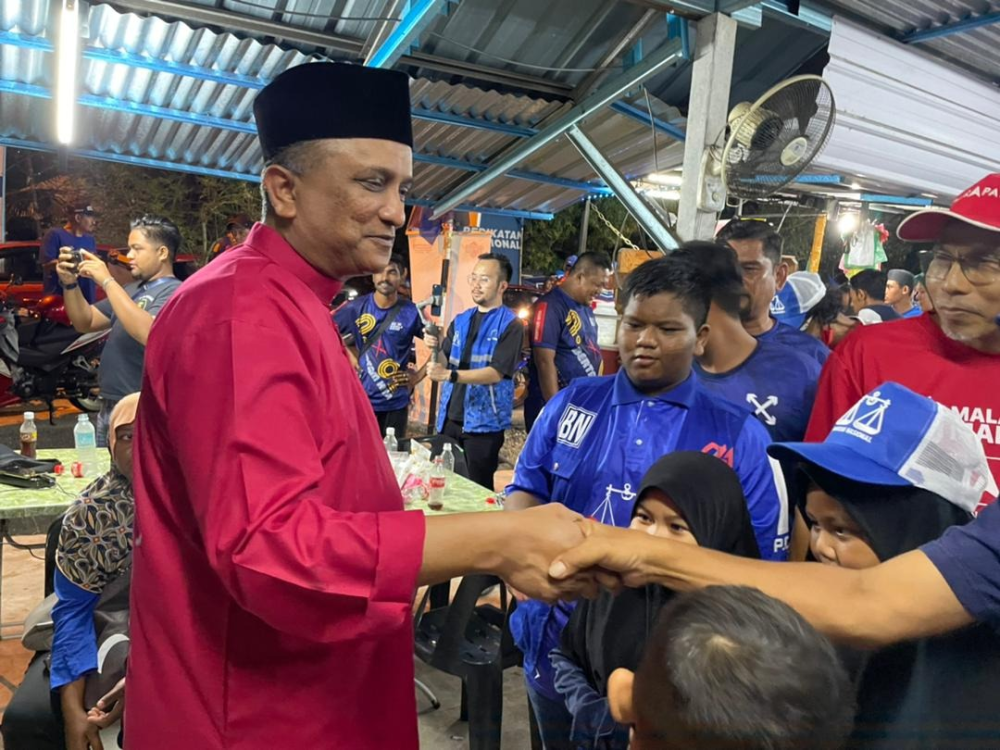 Reezal Merican during the Pentas Bertam Kita meet and greet session. (Photo by Syazuan Sabri)