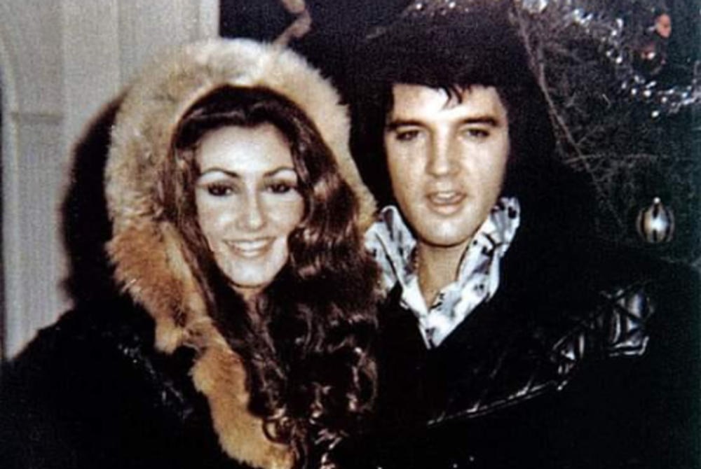 A custom-made coat worn by Elvis Presley (right) during the last year of his life has sold for more than £100,000 at an auction in Britain, said German news agency (dpa). - Facebook