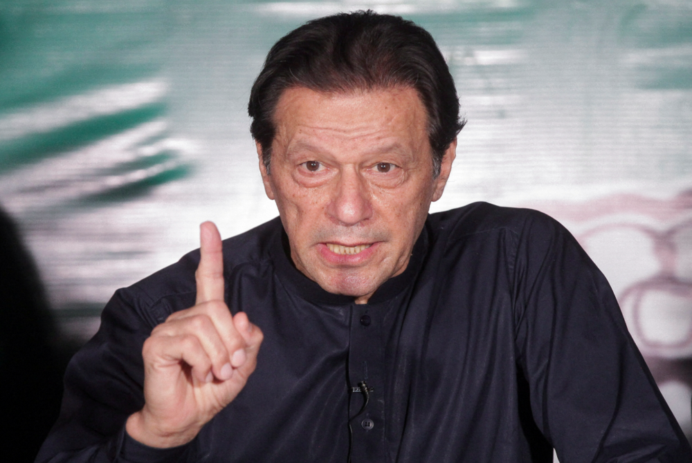 Lawyers for former Pakistan prime minister Imran Khan filed an appeal Tuesday against his conviction for graft, as he languished in a small cell in a century-old prison at the start of a three-year jail term. - FILE PIX