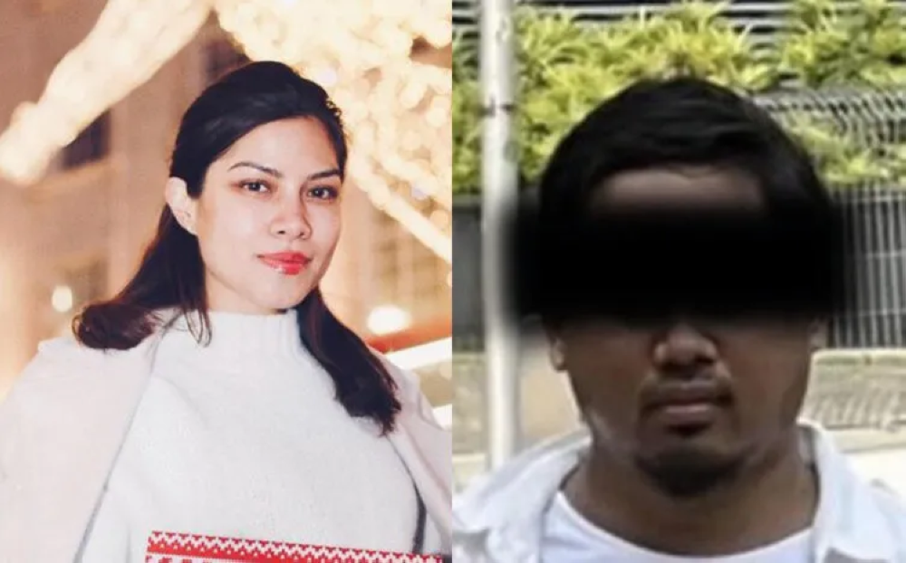 Acacia Diana (left), the suspect (right).